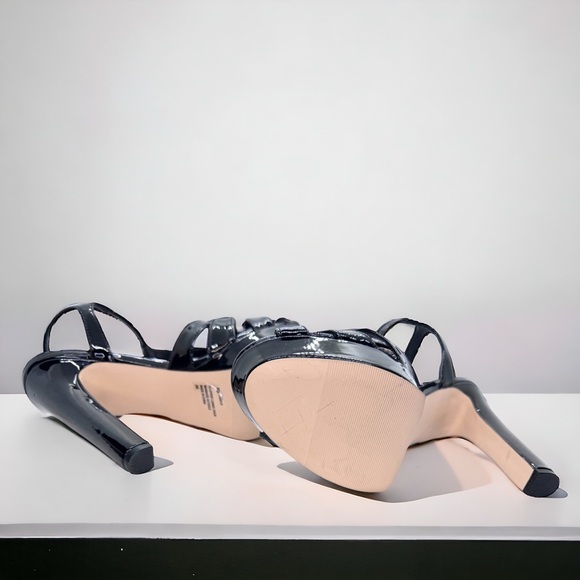 New - Elegant Steve Madden Black Patent Leather “Kadri” Stiletto Heels - Size 9 - Picture 6 of 12